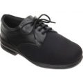 Cosyfeet Gregory Extra Roomy Men’s Fabric Shoes – Black 8