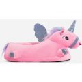 Mia Unicorn Light Up Slippers In Pink, Pink