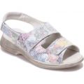 Cosyfeet Sunny Extra Roomy Women’s Sandals – White Multi 9