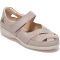 Cosyfeet Shelley Extra Roomy Women’s Sandals – Taupe 6