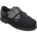 Cosyfeet Roy Extra Roomy Men’s Fabric Shoes – Black 8